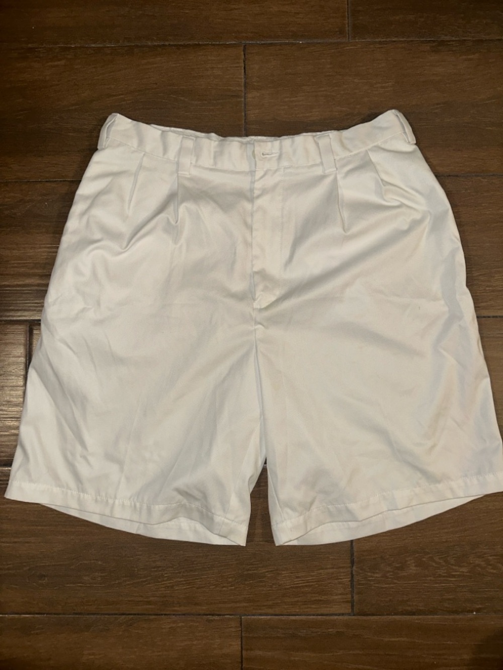 Daniel Cremieux White Flat Front Men's Shorts